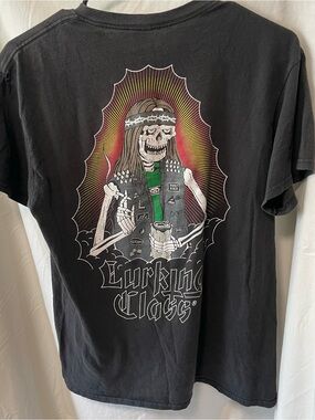 Lurking Class Black Graphic Skeleton Tee - Men's